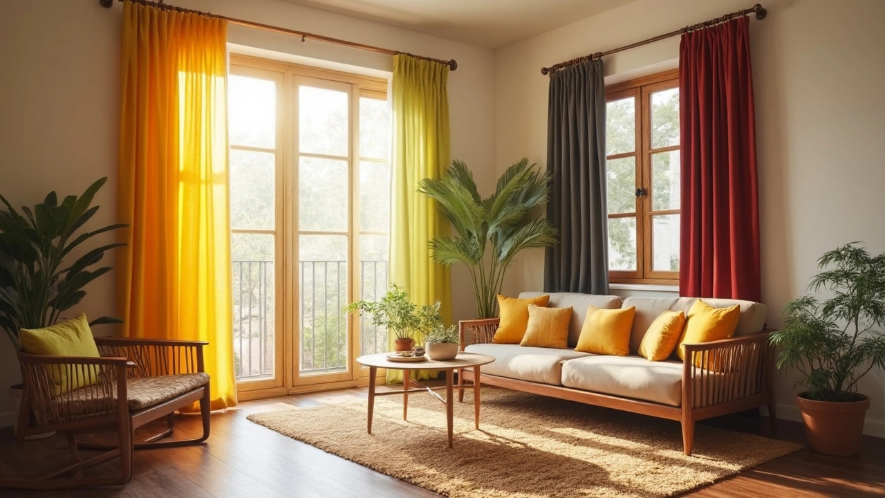 Comparing Curtain Colors—From Dark to Light