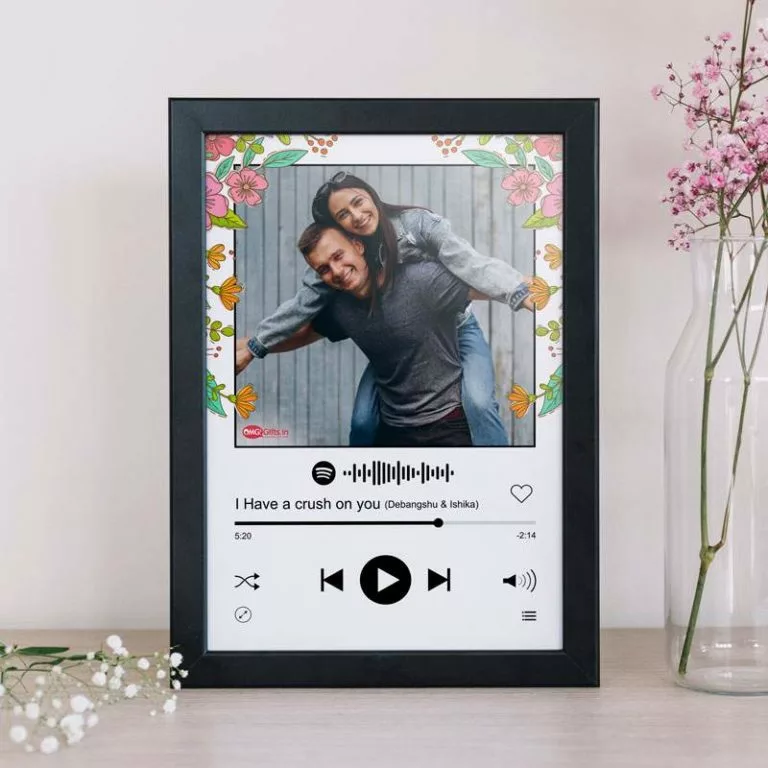 Personalized Music Player Black Frame